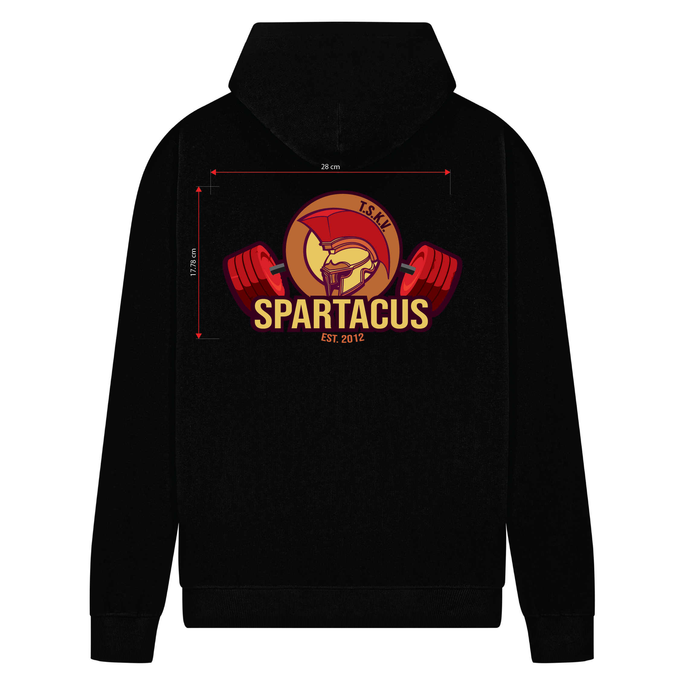 Hoodie with Zip back